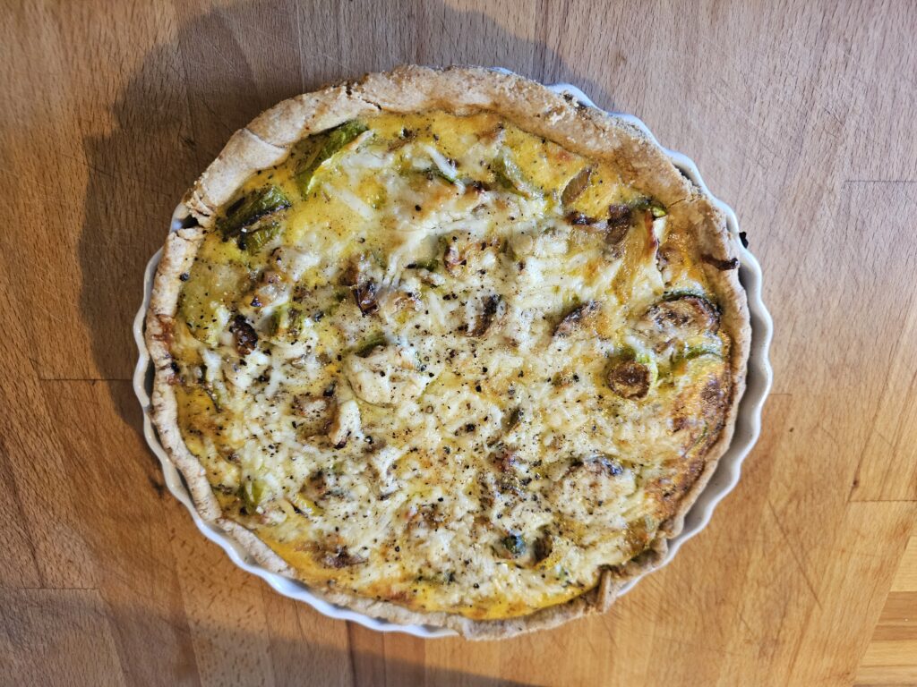 courgette quiche Wyndford September 2026